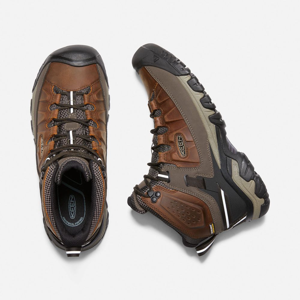 Keen Outdoor Bot Erkek Kahverengi - Targhee Iii Waterproof Mid - Türkiye UGEH25470